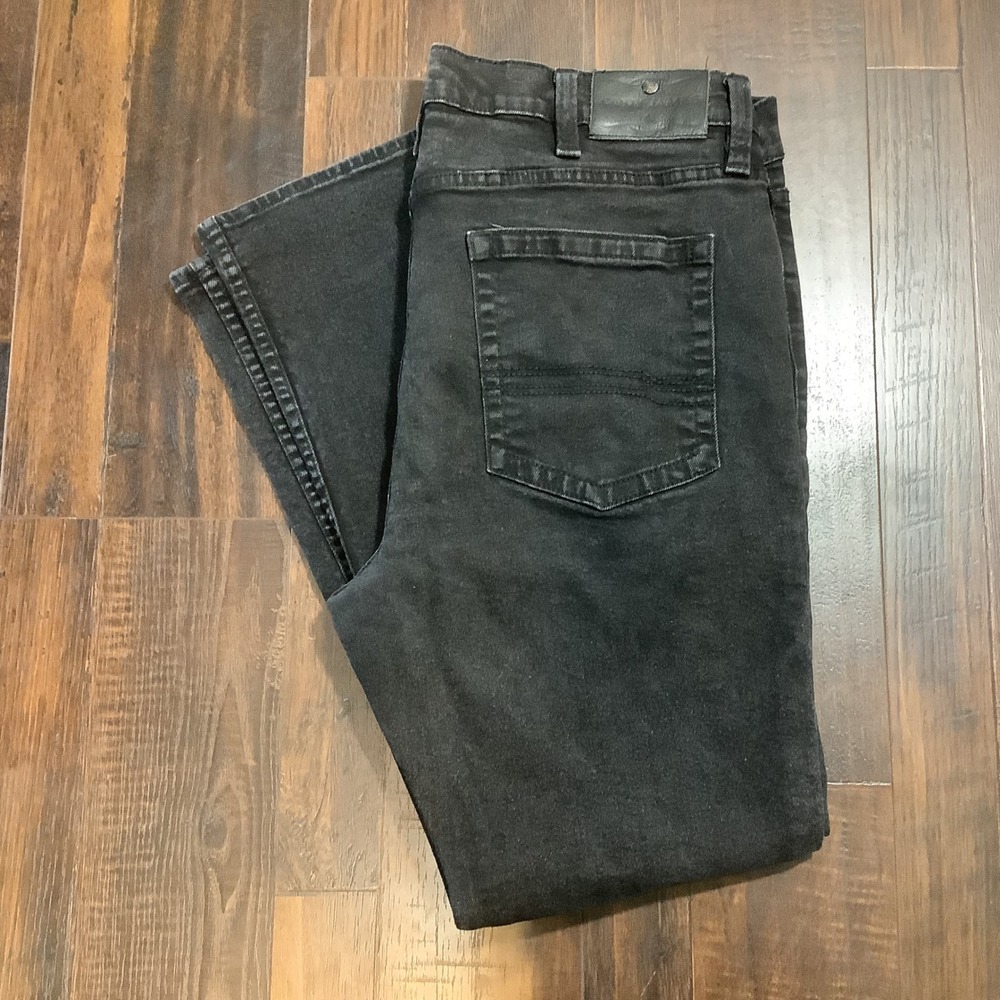 Cody James Mens Black Stretch Western Jeans 38x30 Denim Pants